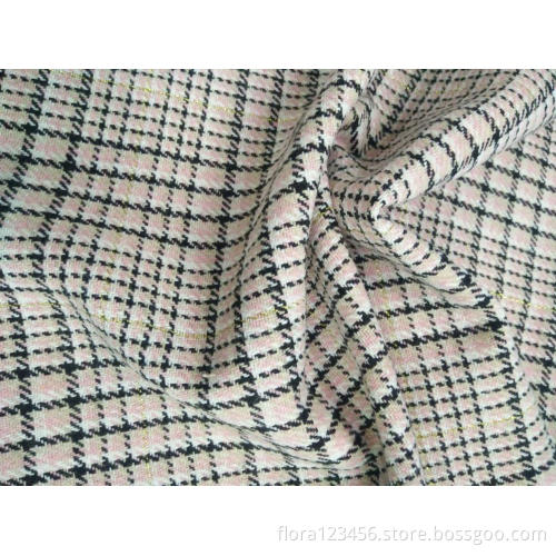 LUREX CHECK BEAUTIFUL DOBBY FABRIC